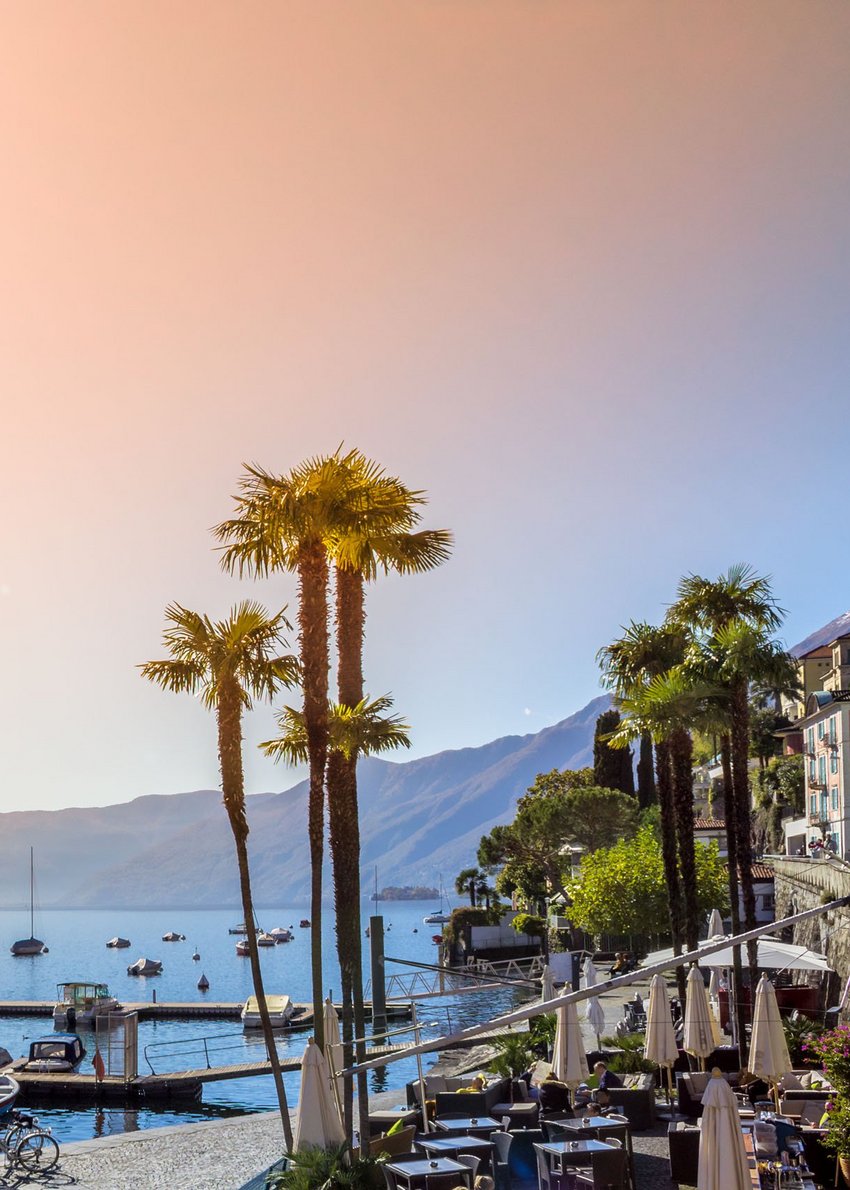 Situation idéale : hôtel au lac Majeur Situation idéale : hôtel au lac Majeur